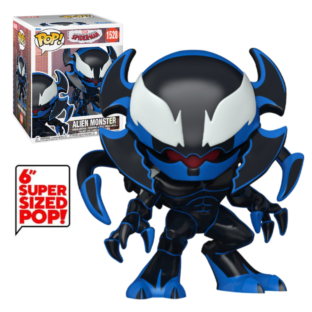 FUNKO POP SUPER MARVEL ANIMATION FRIENDLY NEIGHBORHOOD SPIDERMAN ALIEN MONSTER 1528