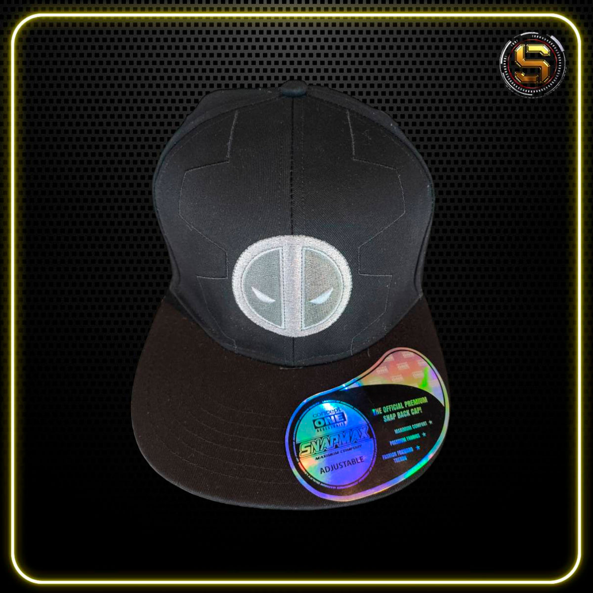 CONE GORRA MARVEL DEADPOOL BLACK AND SILVER