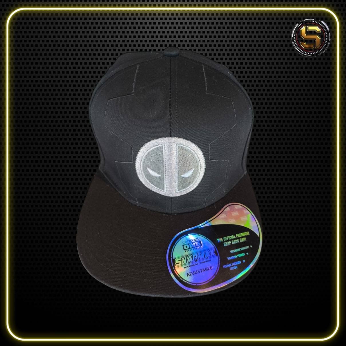 CONE GORRA MARVEL DEADPOOL BLACK AND SILVER