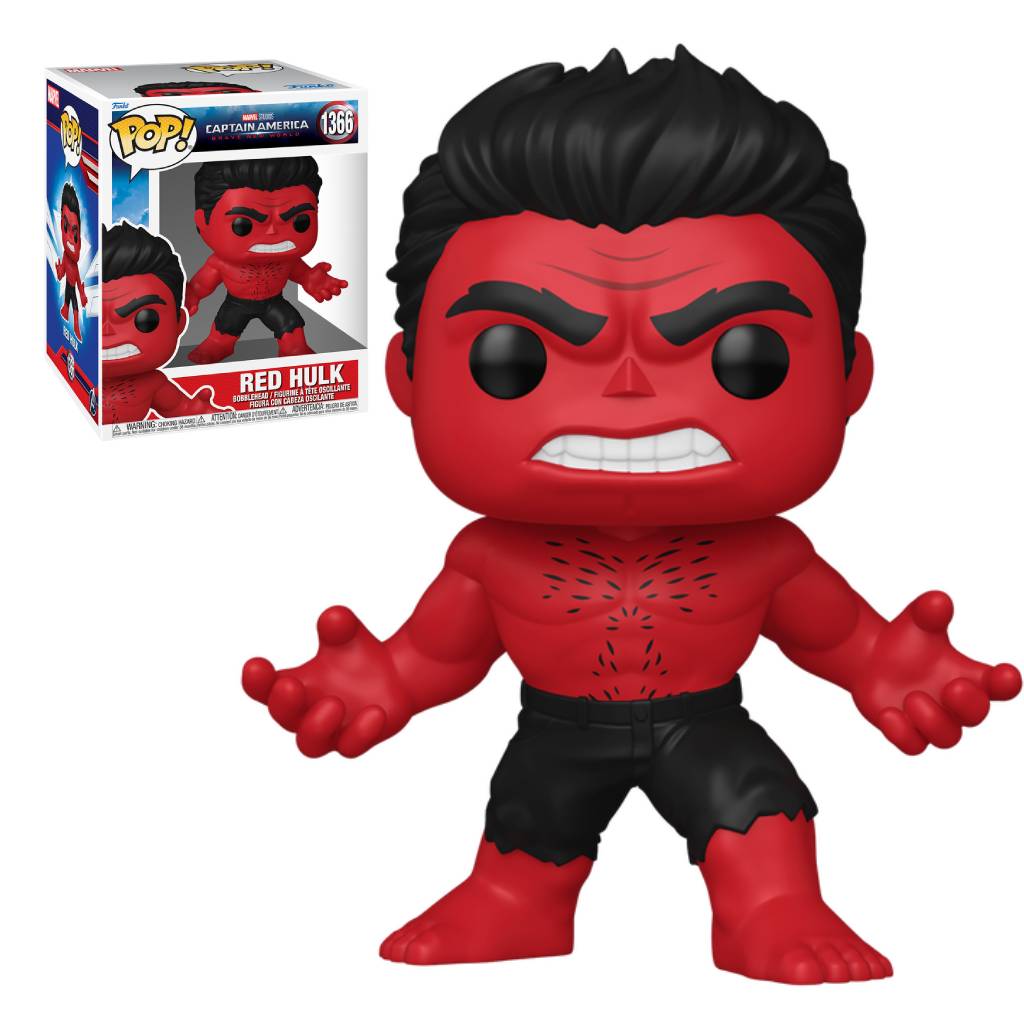 FUNKO POP SUPER MARVEL STUDIOS CAPTAIN AMERICA BRAVE NEW WORLD RED HULK 1366
