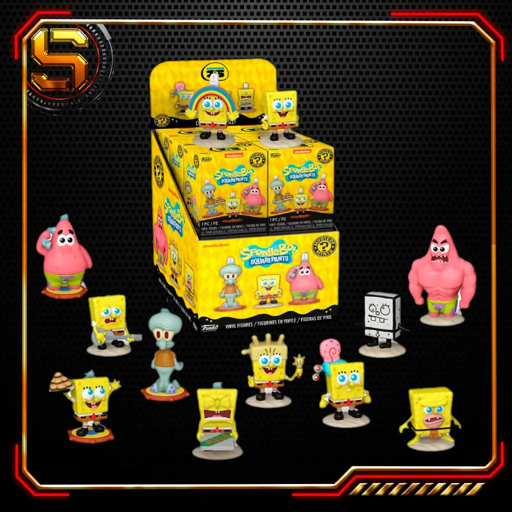 FUNKO MYSTERY MINIS ANIMATION SPONGEBOB SQUAREPANTS 25YEARS
