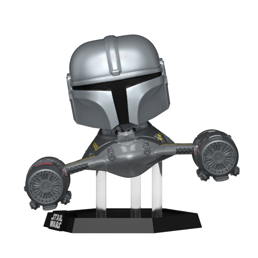 FUNKO POP RIDES SUPER DLX STAR WARS THE MANDALORIAN IN N-1 STARFIGHTER (WITH R5-D4) 670