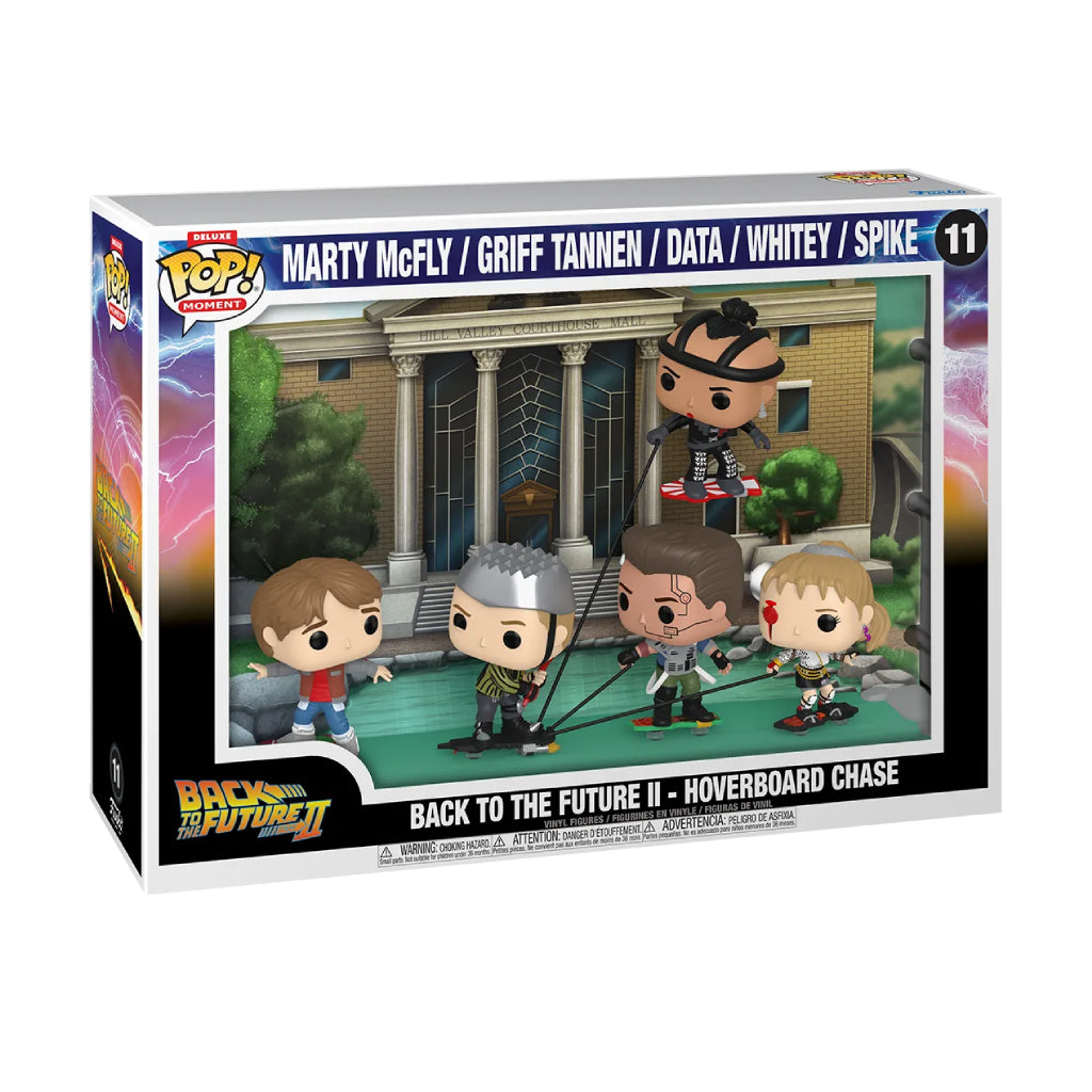 FUNKO POP MOMENT DLX MOVIES BACK TO THE FUTURE 2 HOVERBOARD CHASE 11