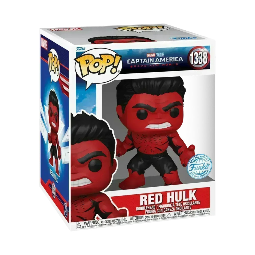 FUNKO POP SUPER MARVEL STUDIOS CAPTAIN AMERICA BRAVE NEW WORLD RED HULK 1338