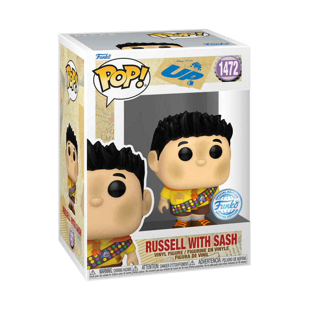 FUNKO POP DISNEY PIXAR UP RUSSELL WITH SASH 1472