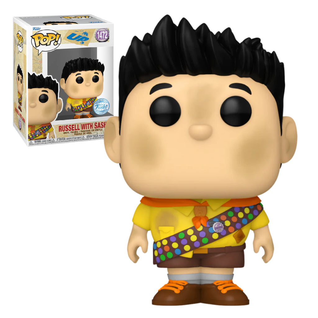 FUNKO POP DISNEY PIXAR UP RUSSELL WITH SASH 1472