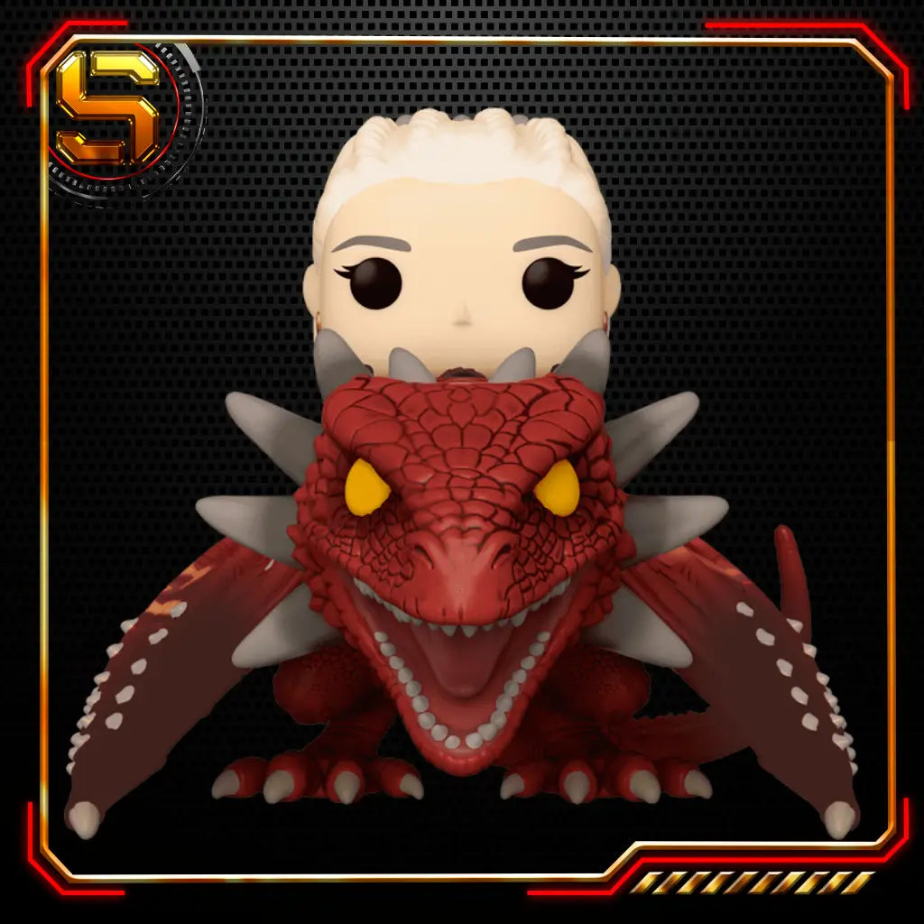 FUNKO POP RIDES TV HOUSE OF THE DRAGON RHAENYS TARGARYEN WITH MELEYS 124