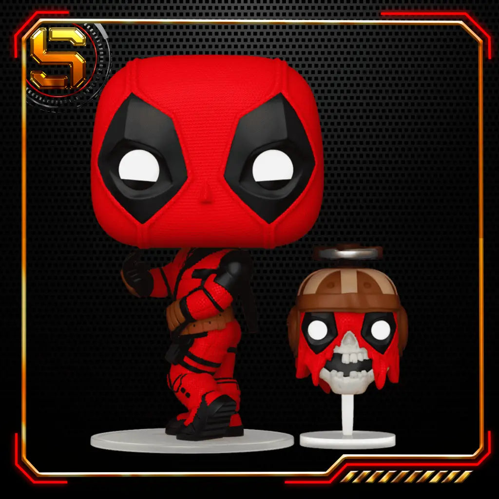 FUNKO POP MARVEL STUDIOS DEADPOOL AND WOLVERINE DEADPOOL WITH HEADPOOL 1400