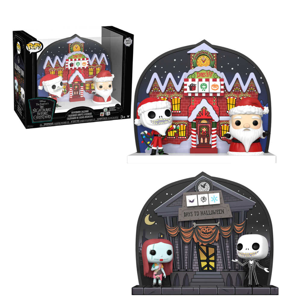 FUNKO POP COUNTDOWN CALENDAR DISNEY NIGHTMARE BEFORE CHRISTMAS DOUBLE SIDED