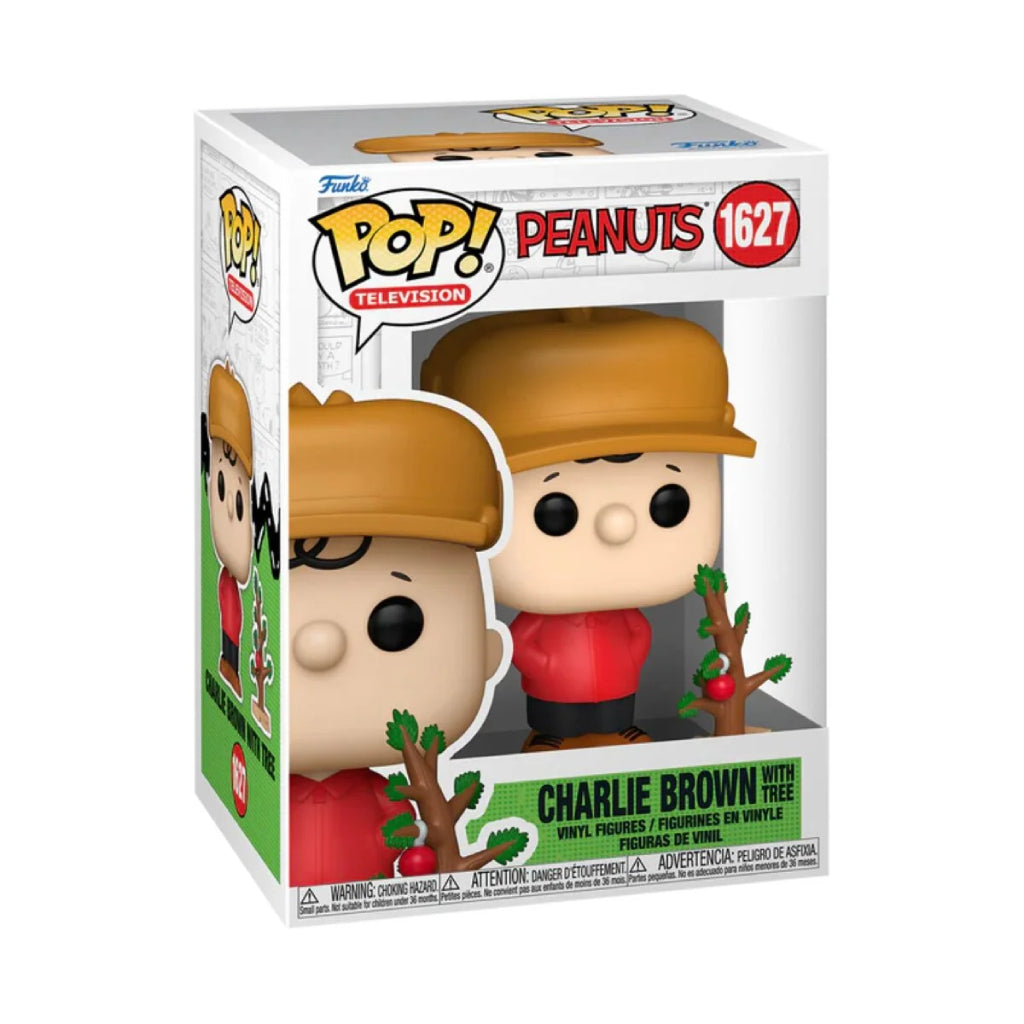 FUNKO POP ANIMATION PEANUTS CHARLIE BROWN WITH TREE 1627