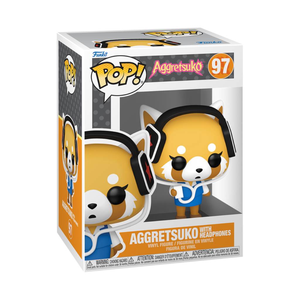 FUNKO POP SANRIO AGGRETSUKO WITH HEADPHONES 97