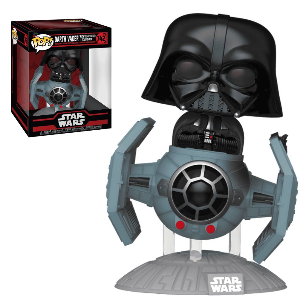 FUNKO POP RIDES STAR WARS DARTH VADER WITH TIE ADVANCED X1 STARFIGHTER