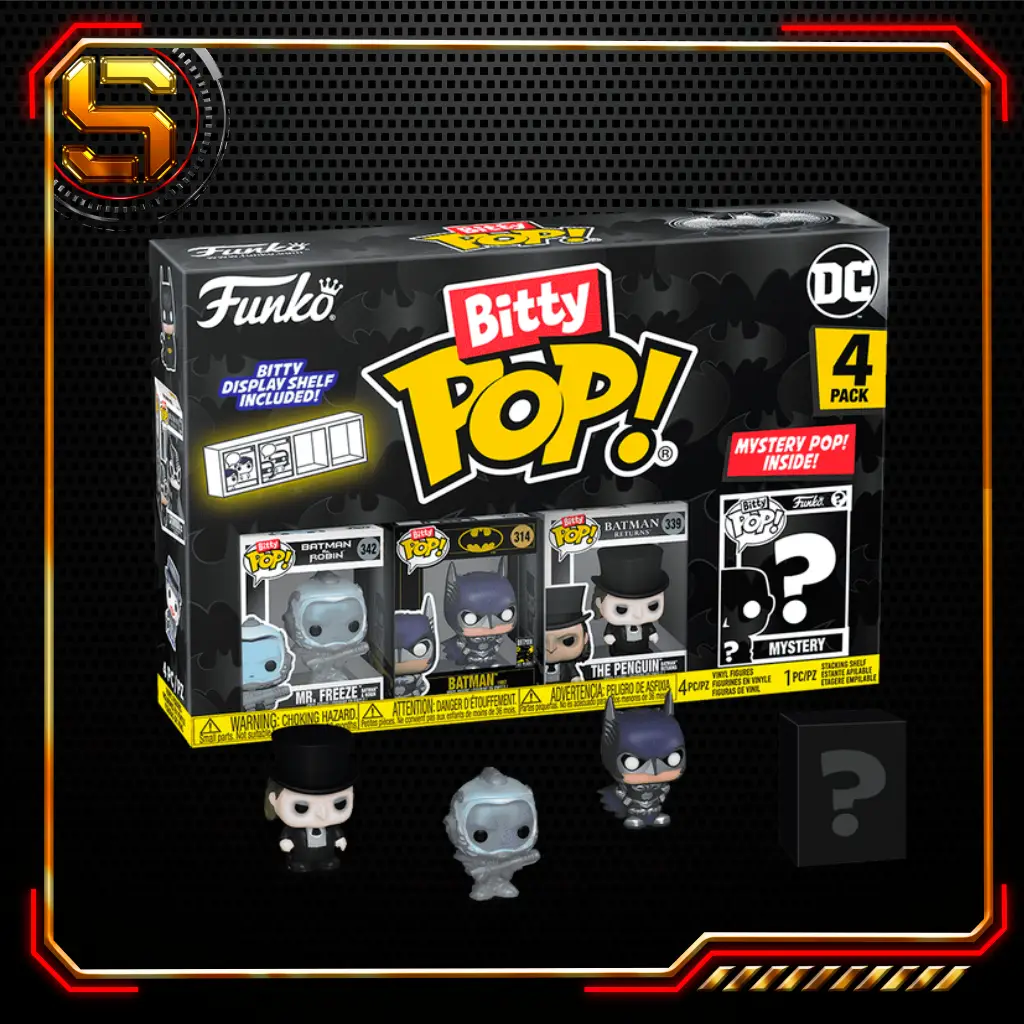 FUNKO BITTY POP DC MOVIES BATMAN 85 YEARS FREEZE 4PK
