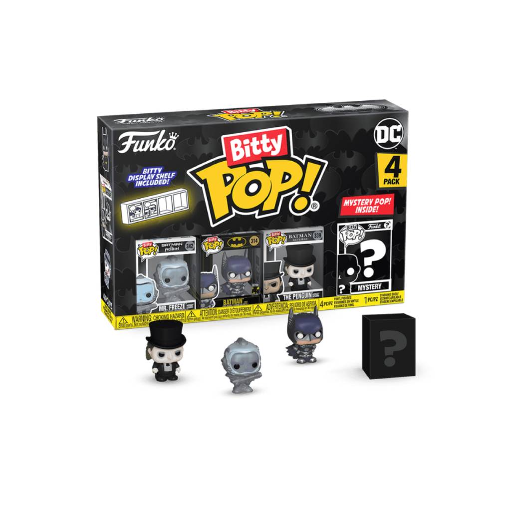 FUNKO BITTY POP DC MOVIES BATMAN 85 YEARS FREEZE 4PK