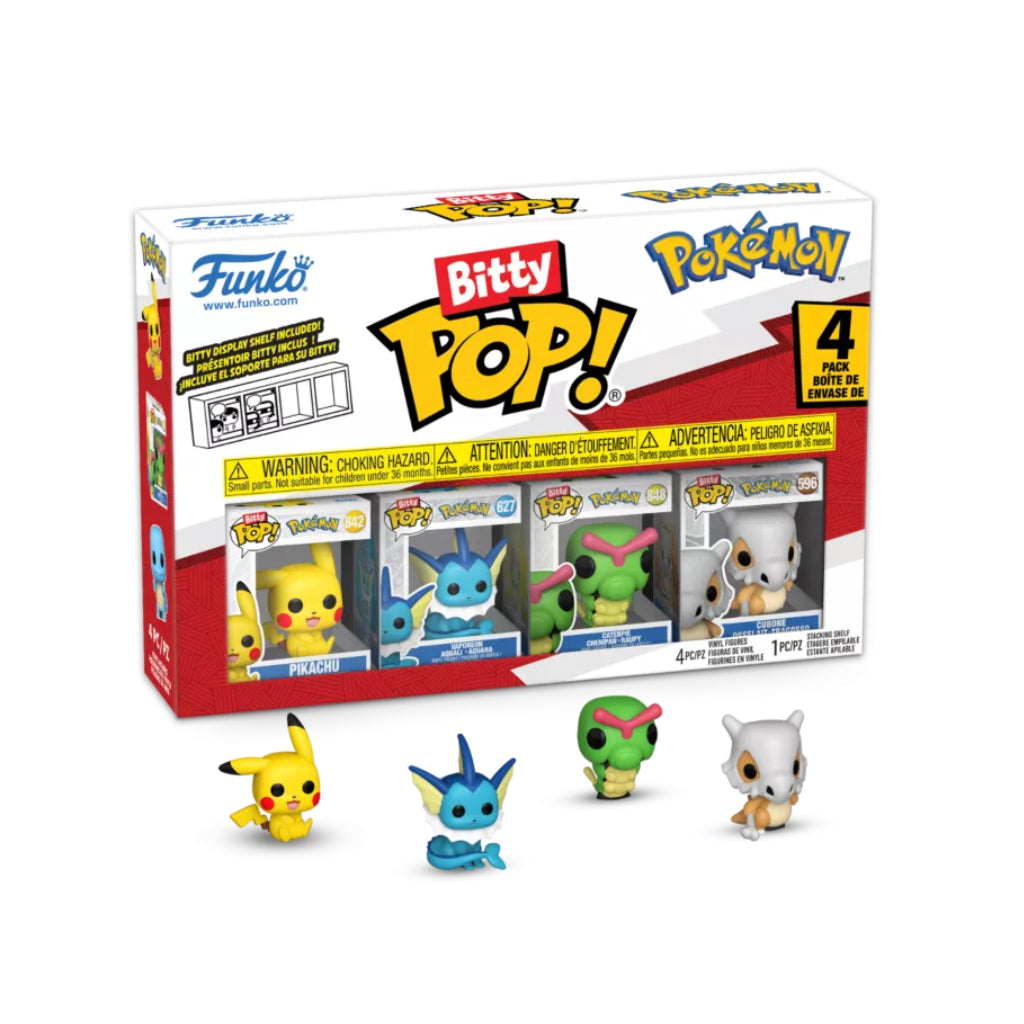 FUNKO BITTY POP GAMES POKEMON PIKACHU 4 PK
