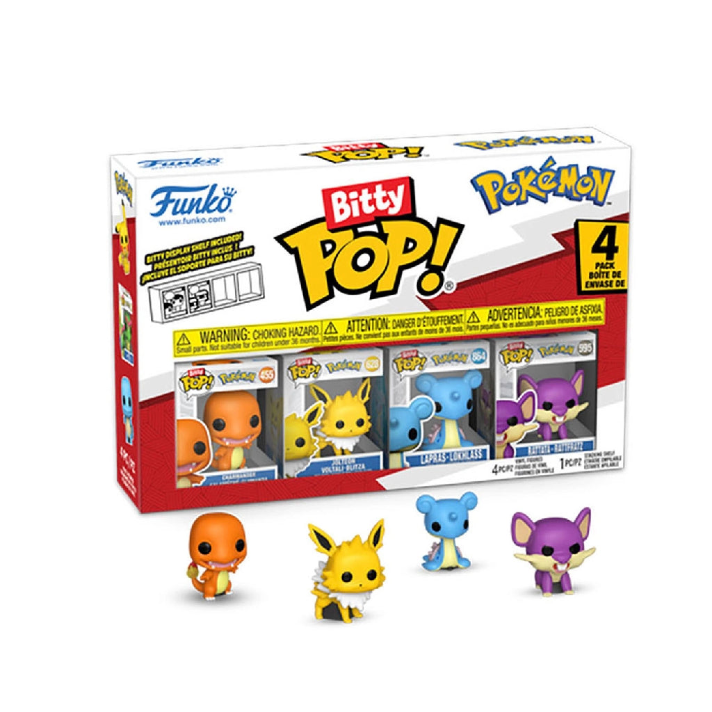 FUNKO BITTY POP GAMES POKEMON CHARMANDER 4 PK