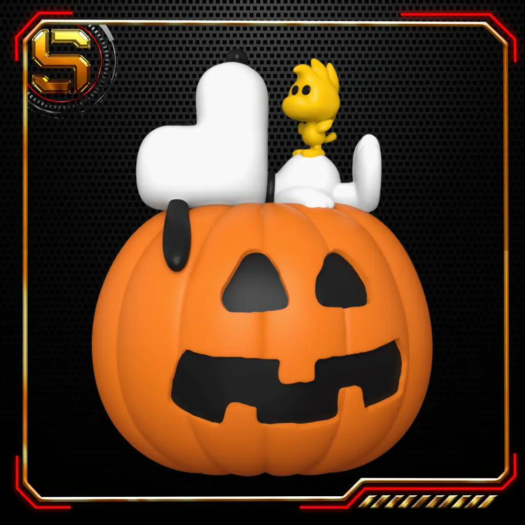 FUNKO POP DELUXE ANIMATION PEANUTS SNOOPY AND WOODSTOCK WITH PUMPKIN 1589