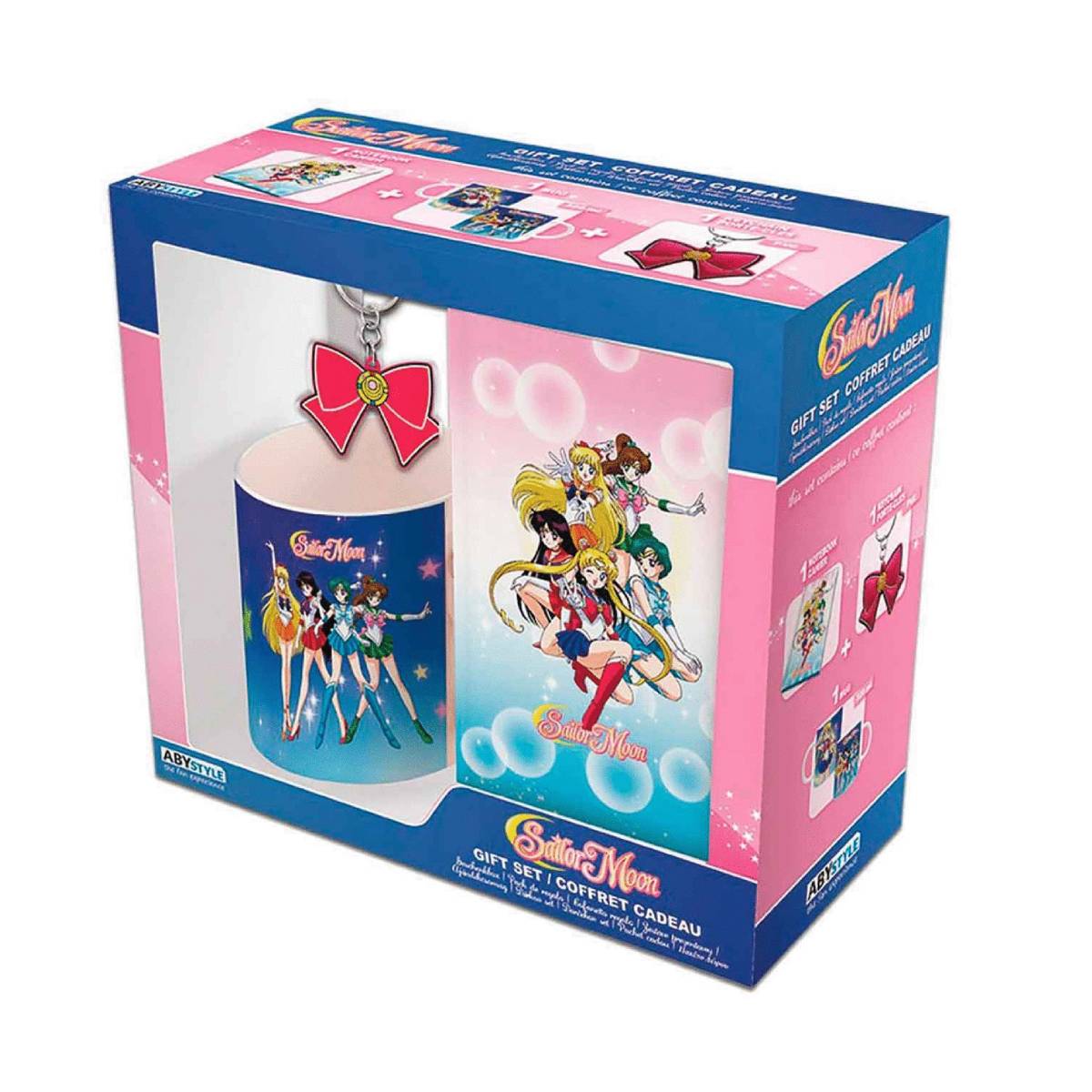 ABYSTYLE MUG ANIME SAILOR MOON SAILOR MOON 3 PC GIFT SET