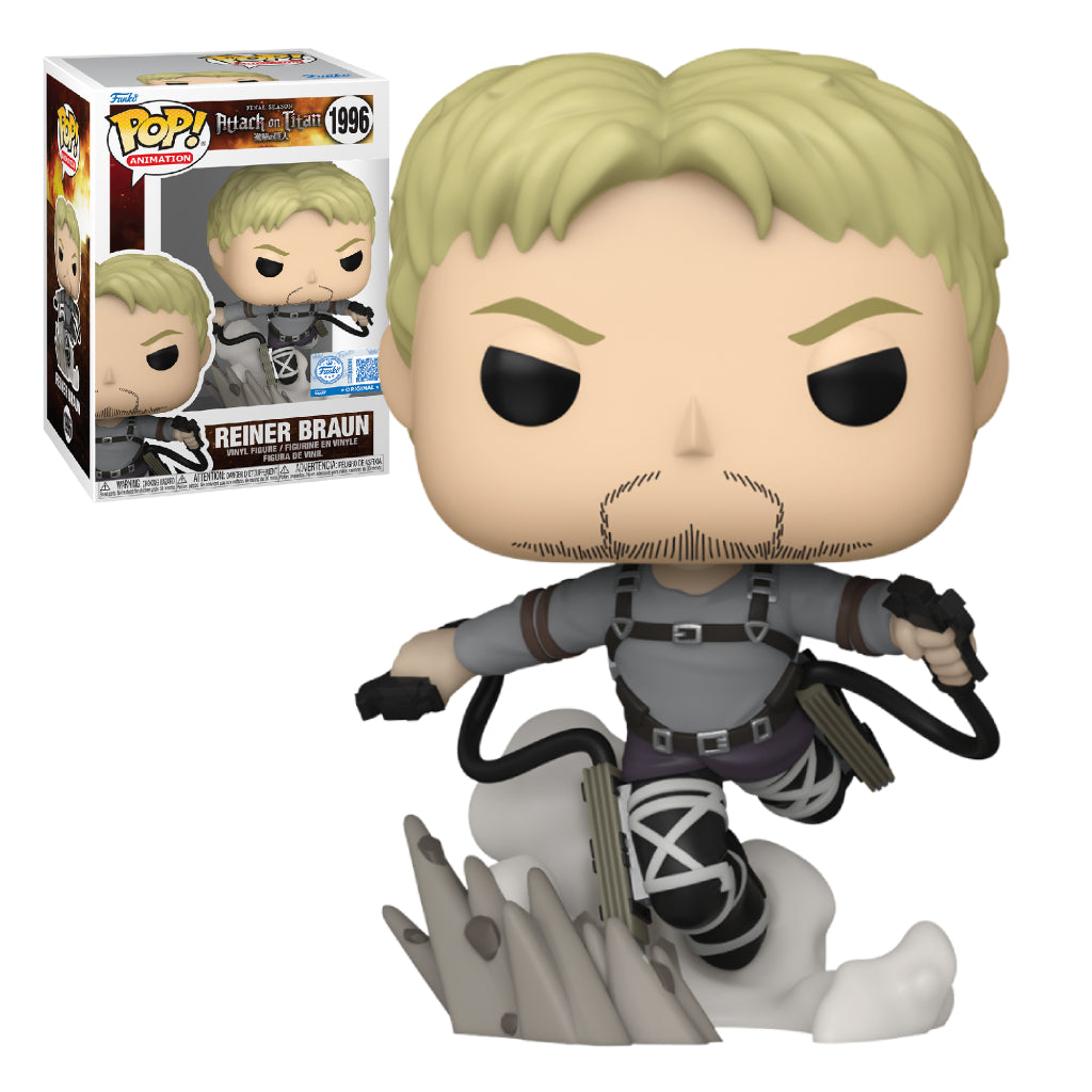 FUNKO POP ANIME ATTACK ON TITAN REINER BRAUN 1996