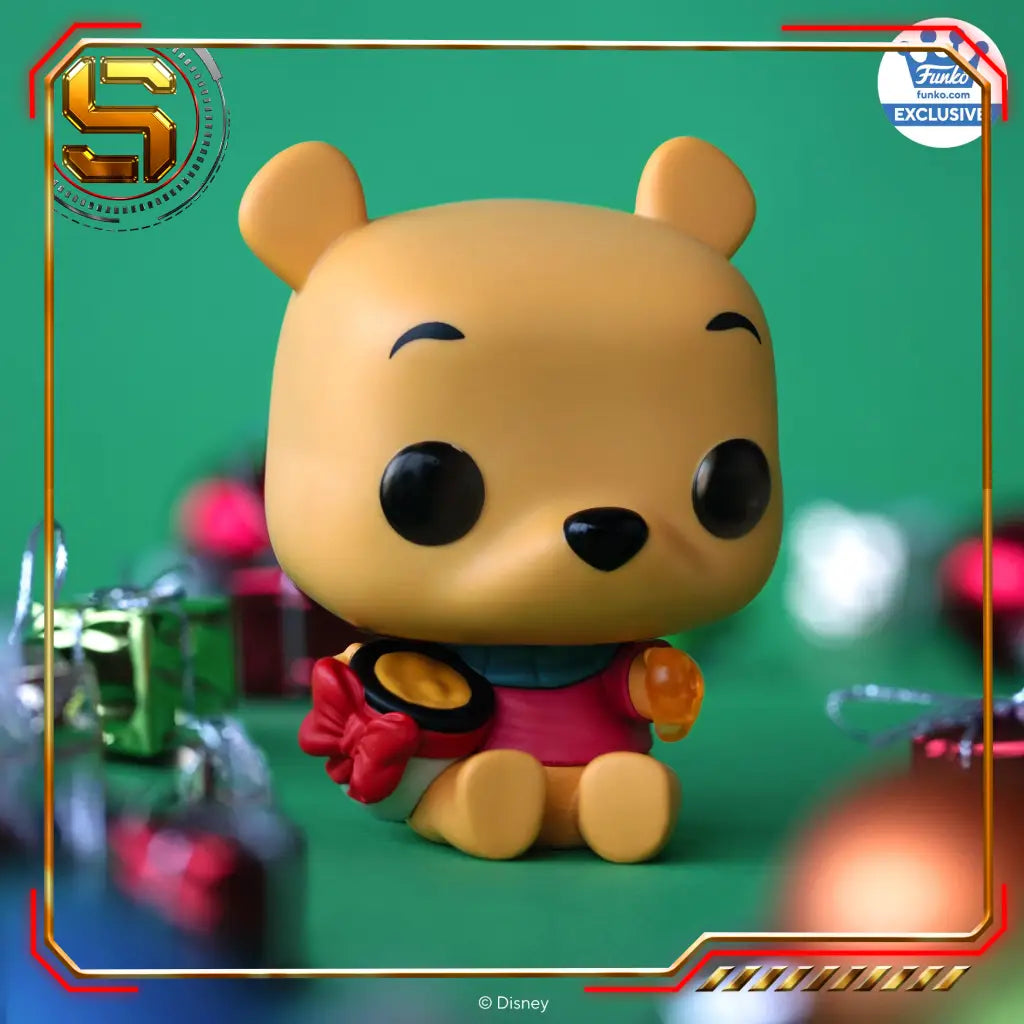 FUNKO POP DISNEY WINNIE THE POOH POOH WITH GIFT 1529