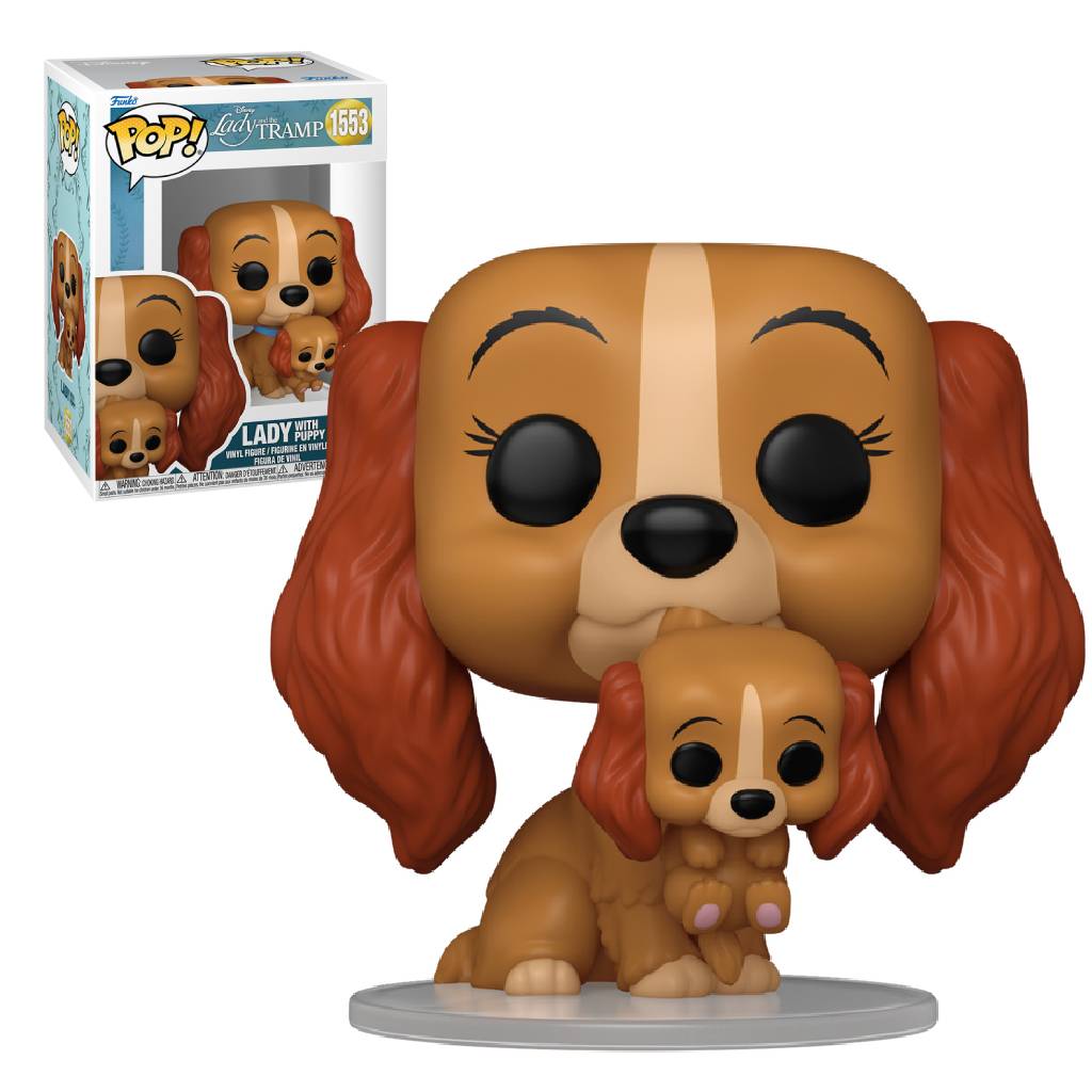 FUNKO POP DISNEY LADY AND THE TRAMP LADY WITH PUPPY 1553