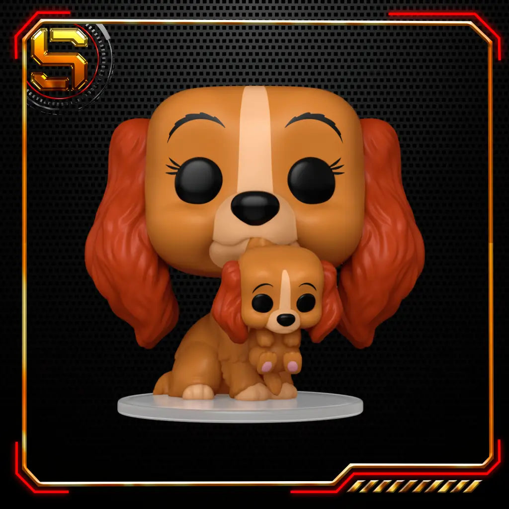 FUNKO POP DISNEY LADY AND THE TRAMP LADY WITH PUPPY 1553