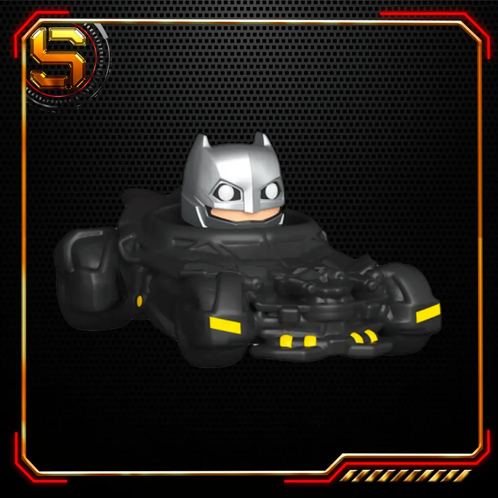 FUNKO BITTY POP RIDE DC MOVIES BATMAN V SUPERMAN ARMORED BATMAN WITH BATMOBILE