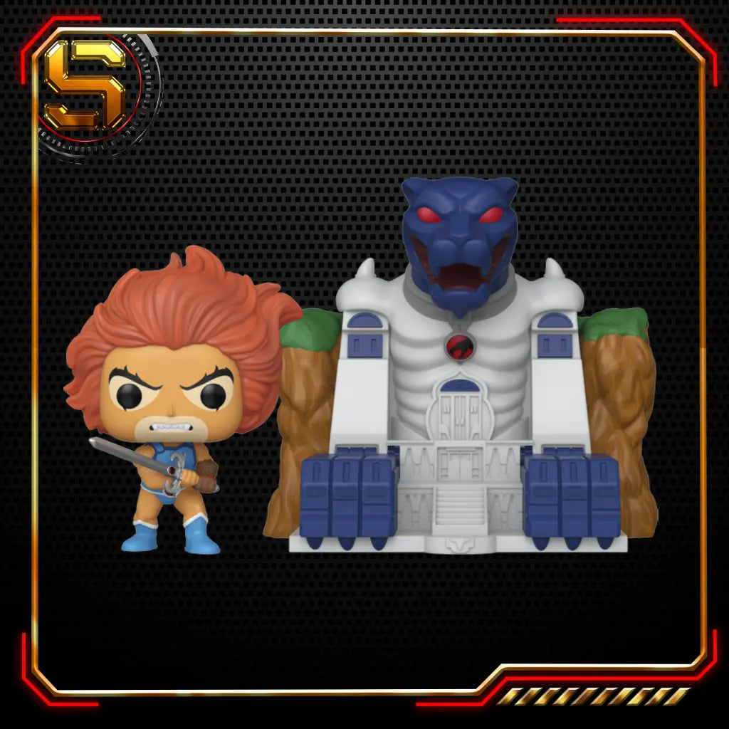 FUNKO POP TOWN ANIMATION THUNDERCATS LION-O WITH CATS LAIR 45