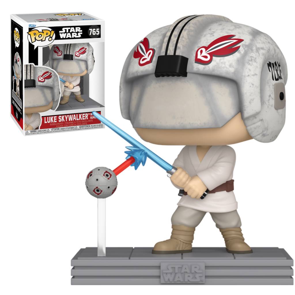 FUNKO POP STAR WARS LUKE SKYWALKER WITH REMOTE 765