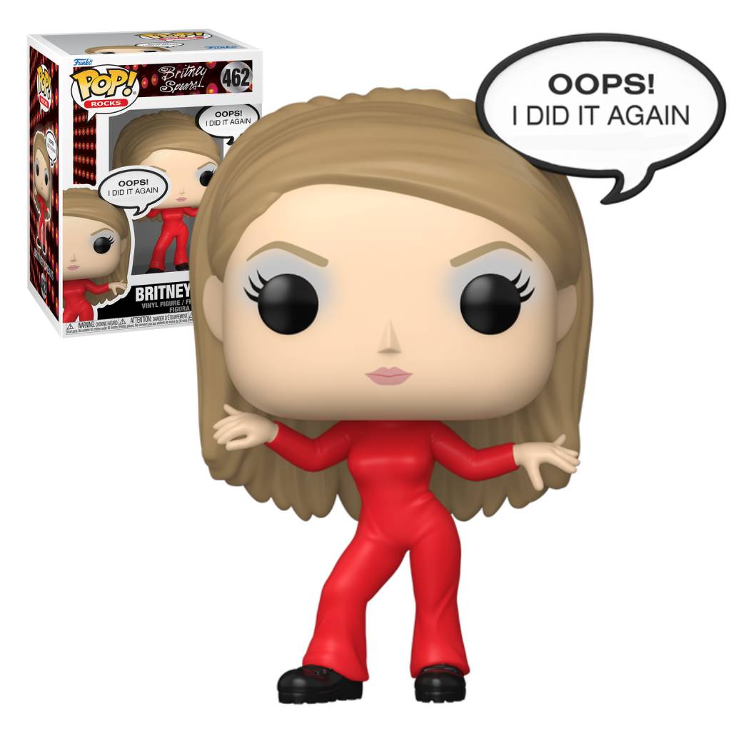 FUNKO POP SAYINGS ROCKS BRITNEY SPEARS OOPS I DID IT AGAIN 462