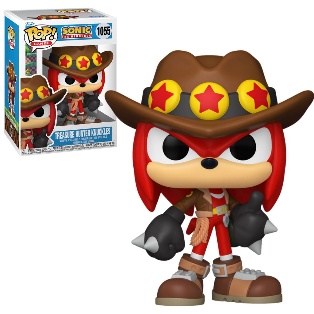 FUNKO POP GAMES SONIC THE HEDGEHOG TREASURE HUNTER KNUCKLES 1055