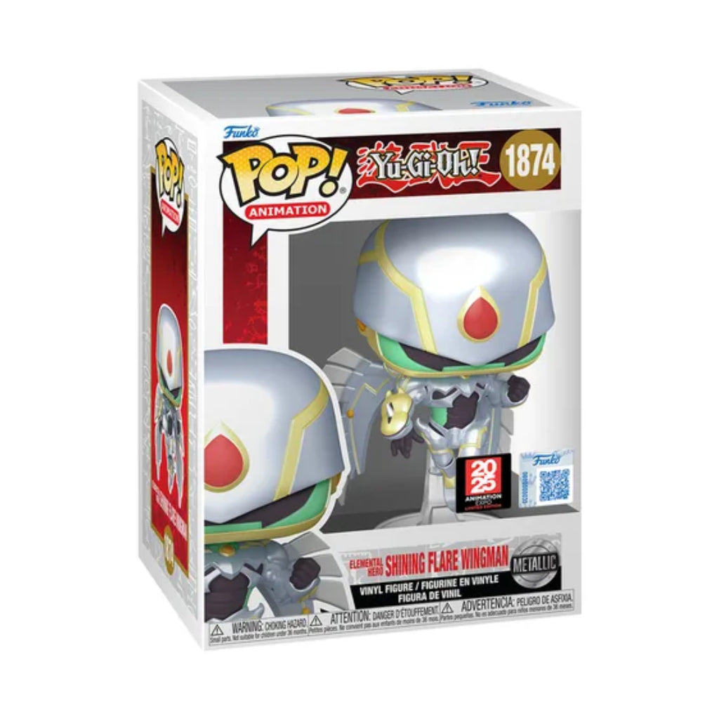 FUNKO POP ANIMATION YU-GI-OH ELEMENTAL HERO SHINING FLARE WINGMAN 1874 (MT)