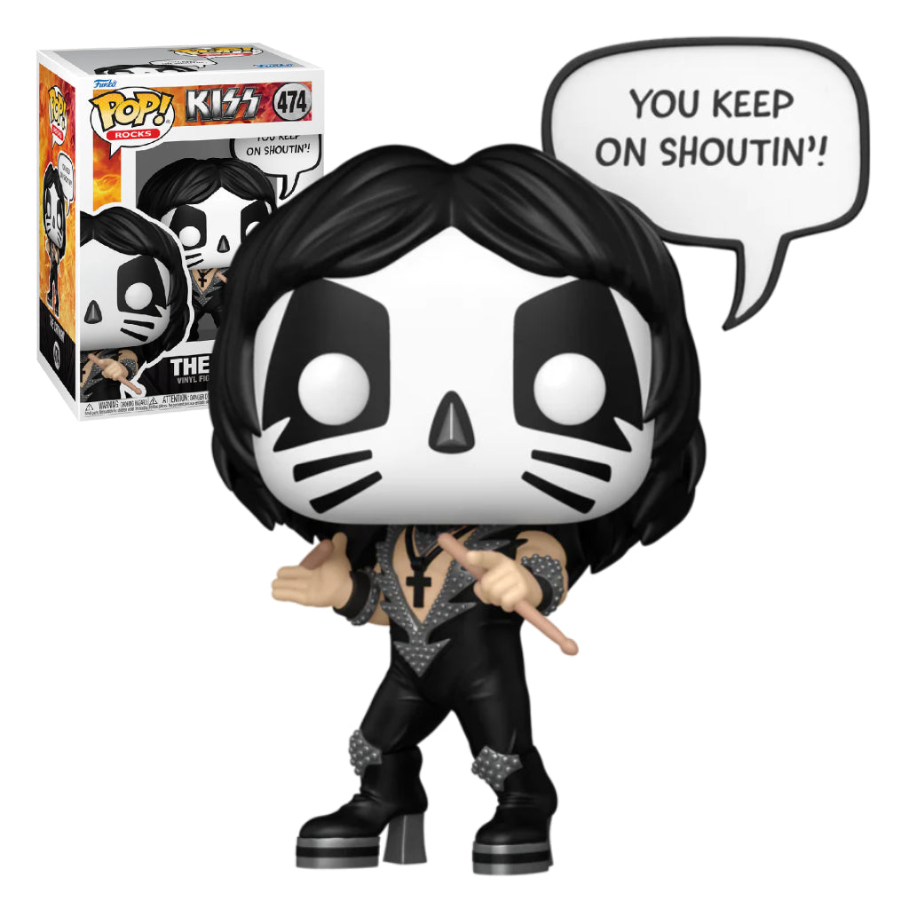 FUNKO POP SAYINGS ROCKS KISS THE CATMAN (ROCK AND ROLL ALL NIGHT) 474