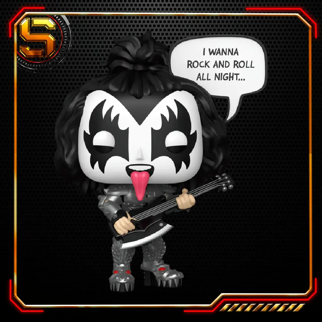 FUNKO POP SAYINGS ROCKS KISS THE DEMON (ROCK AND ROLL ALL NIGHT) 471