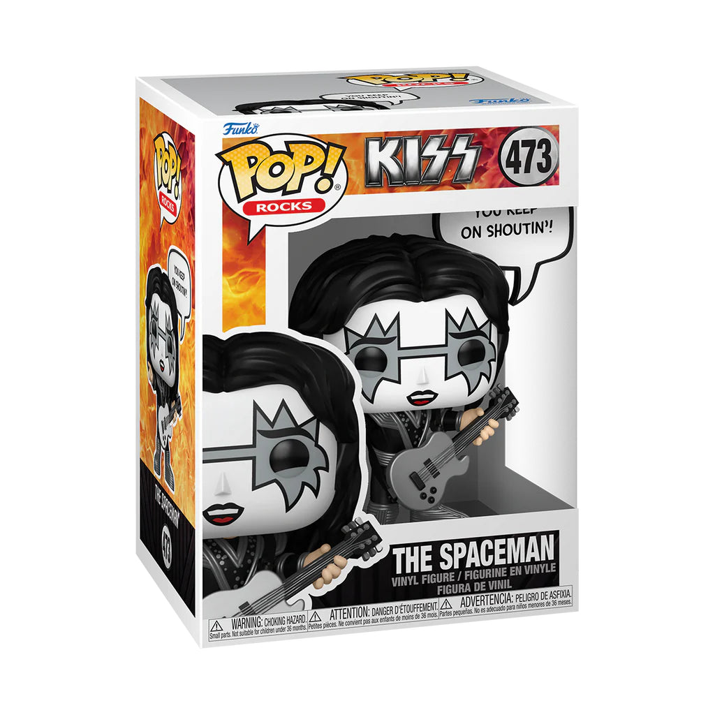 FUNKO POP SAYINGS ROCKS KISS THE SPACEMAN (ROCK AND ROLL ALL NIGHT) 473