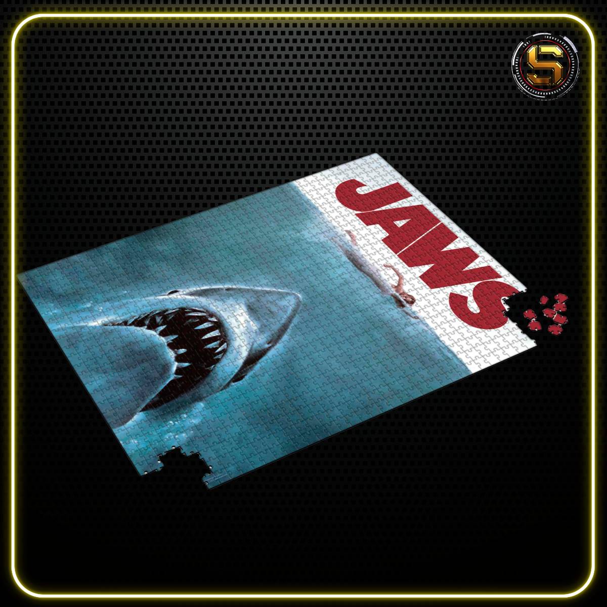 SD TOYS PUZZLE MOVIES JAWS MOVIE POSTER 1000 PIECE JIGSAW PUZZLE