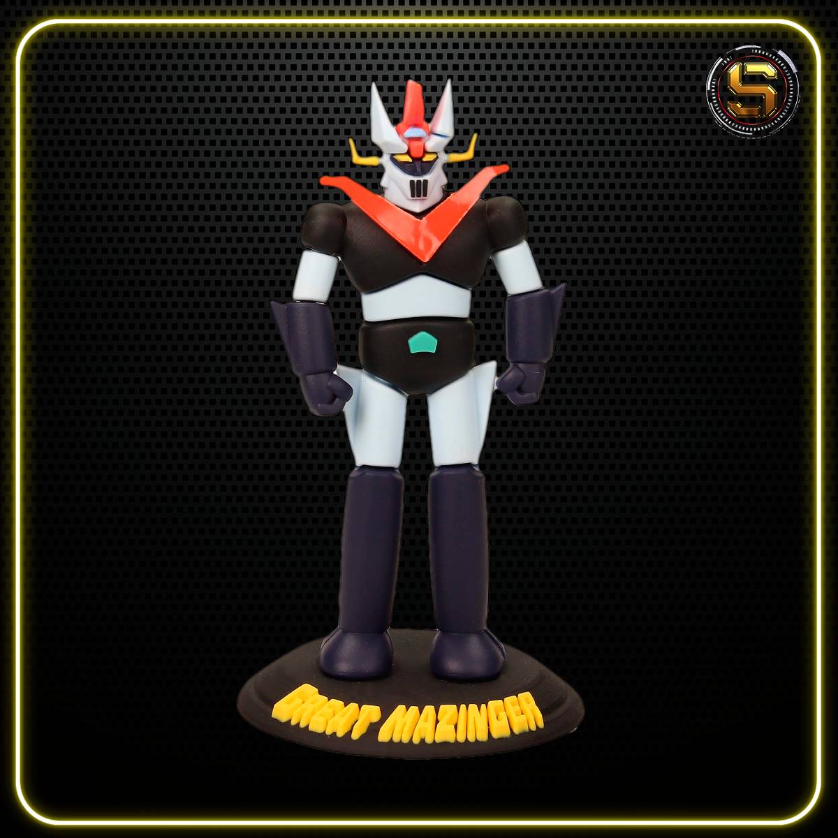 SD TOYS FIGURE ANIME GREAT MAZINGER 3 INCH MINI RUBBER FIGURE