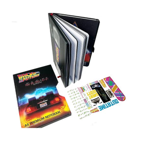 SD TOYS NOTEBOOK MOVIES BACK TO THE FUTURE VHS HARDCOVER NOTEBOOK