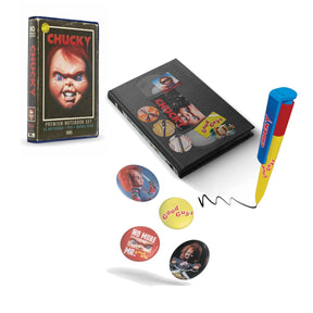 SD TOYS NOTEBOOK MOVIES CHUCKY VHS HARDCOVER NOTEBOOK