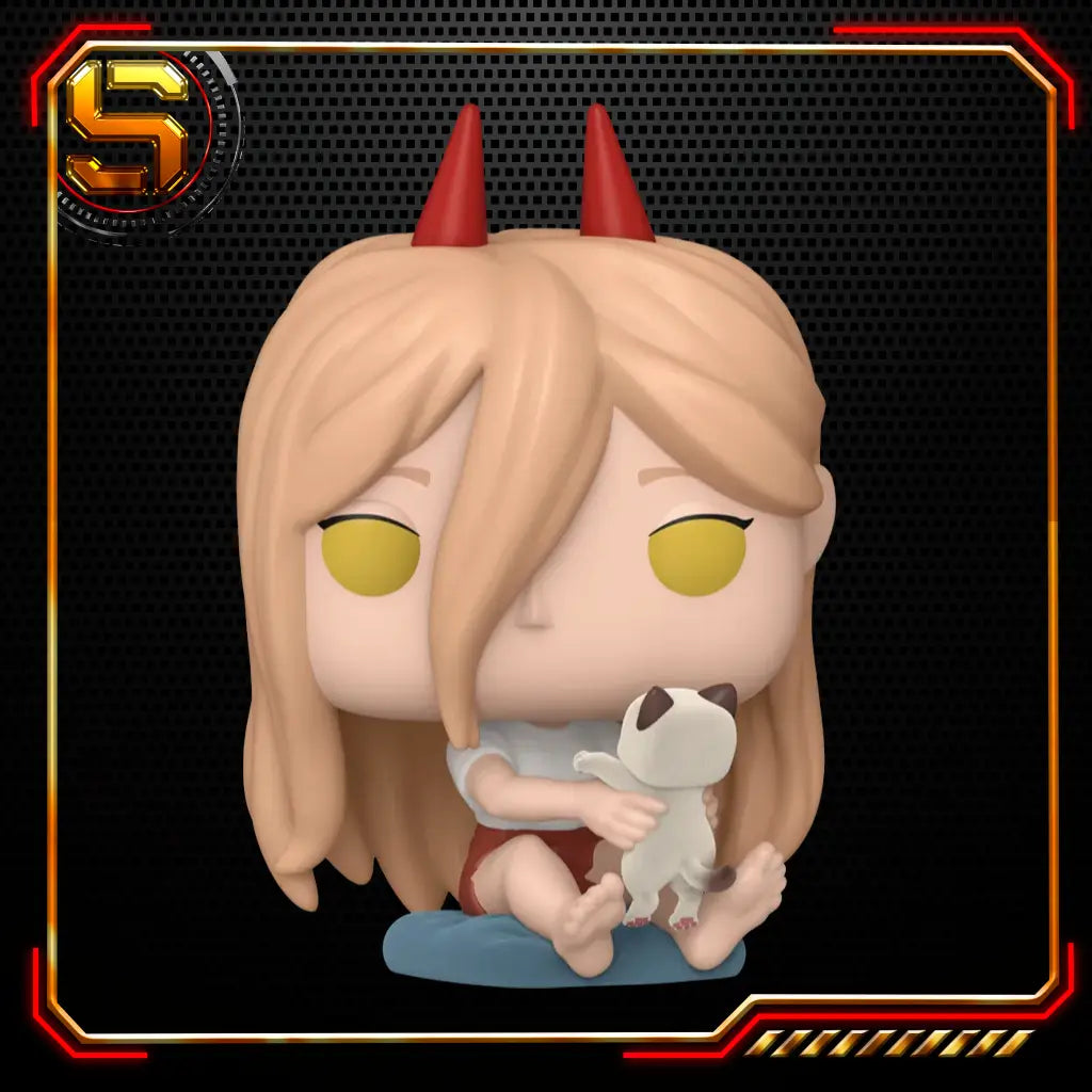 FUNKO POP ANIME CHAINSAW MAN POWER WITH MEOWY 1766