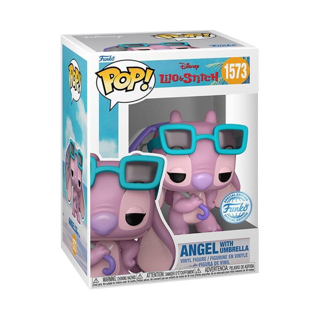 FUNKO POP DISNEY LILO AND STITCH ANGEL WITH UMBRELLA 1573