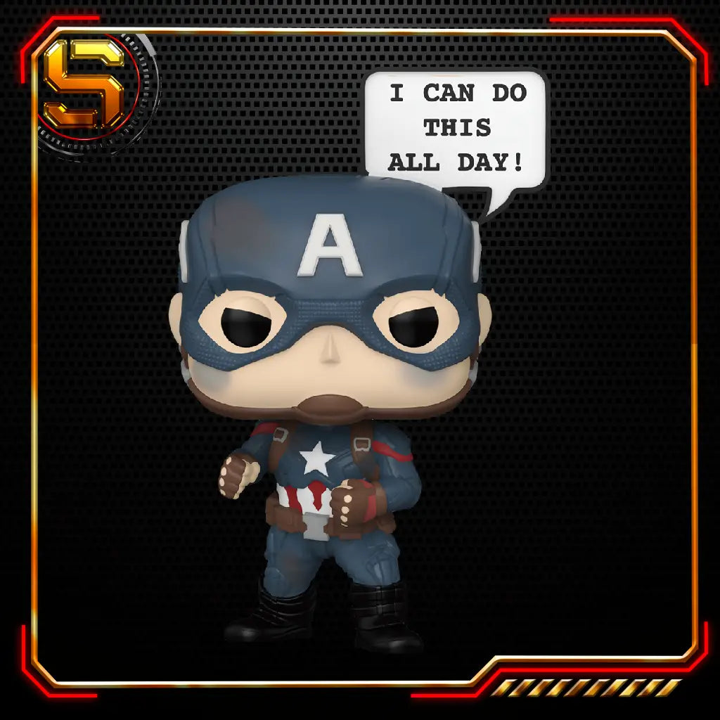 FUNKO POP SAYINGS MARVEL STUDIOS INFINITY SAGA CAPTAIN AMERICA 1480