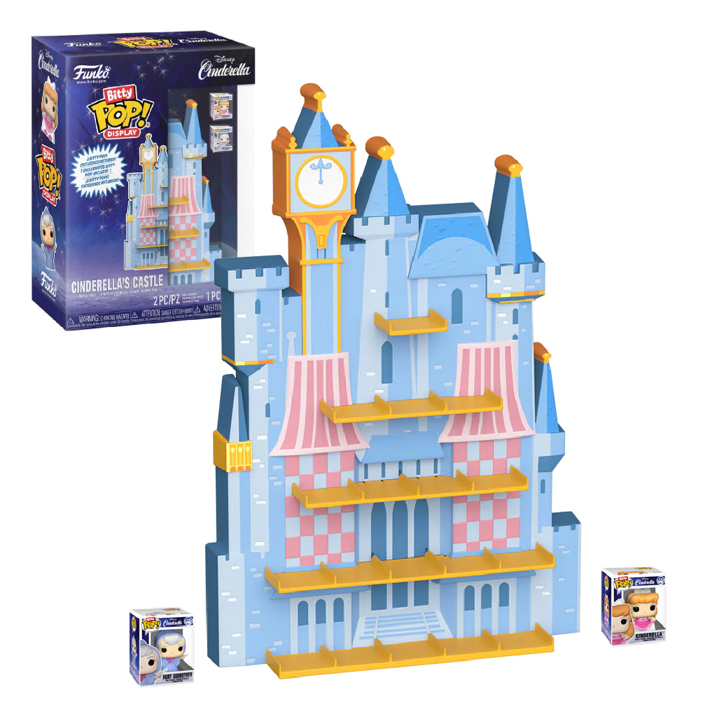 FUNKO BITTY POP DISPLAY DISNEY CINDERELLAS CASTLE