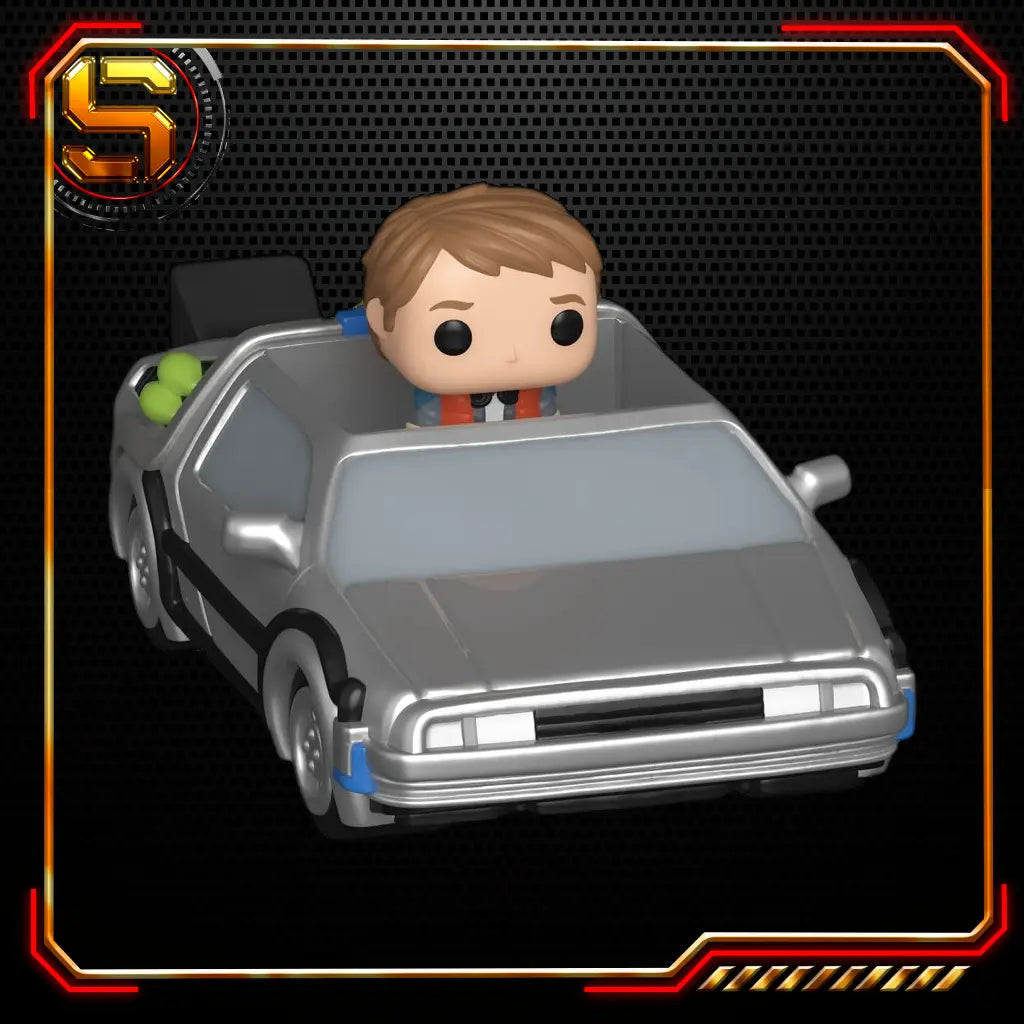 FUNKO BITTY POP RIDES MOVIES BACK TO THE FUTURE MARTY MCFLY AND TIME MACHINE