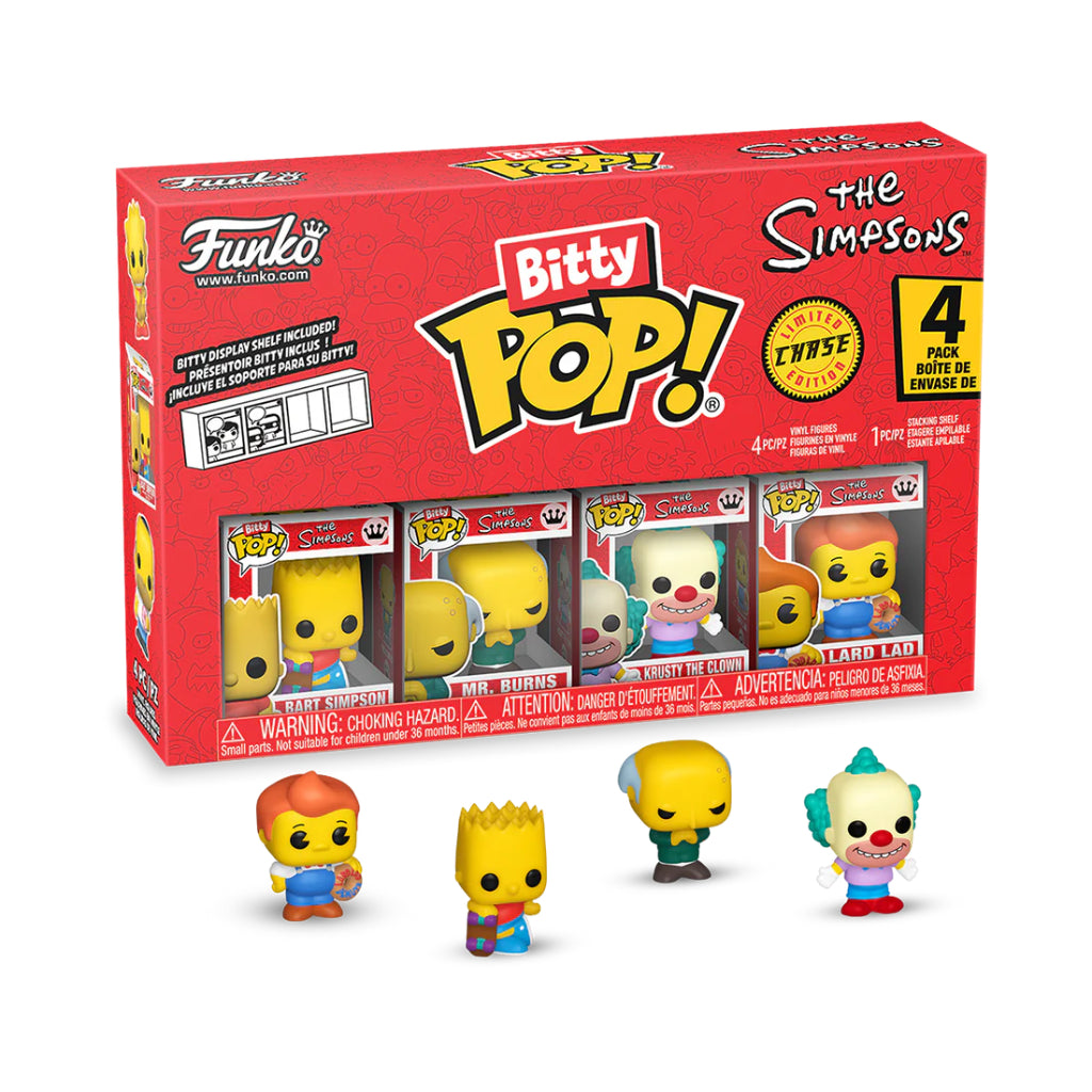 FUNKO BITTY POP TV THE SIMPSONS BART 4 PK