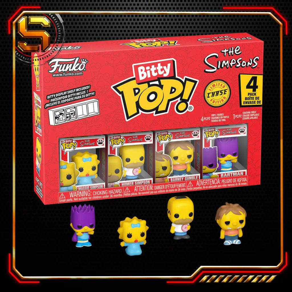 FUNKO BITTY POP TV THE SIMPSONS MAGGIE 4 PK