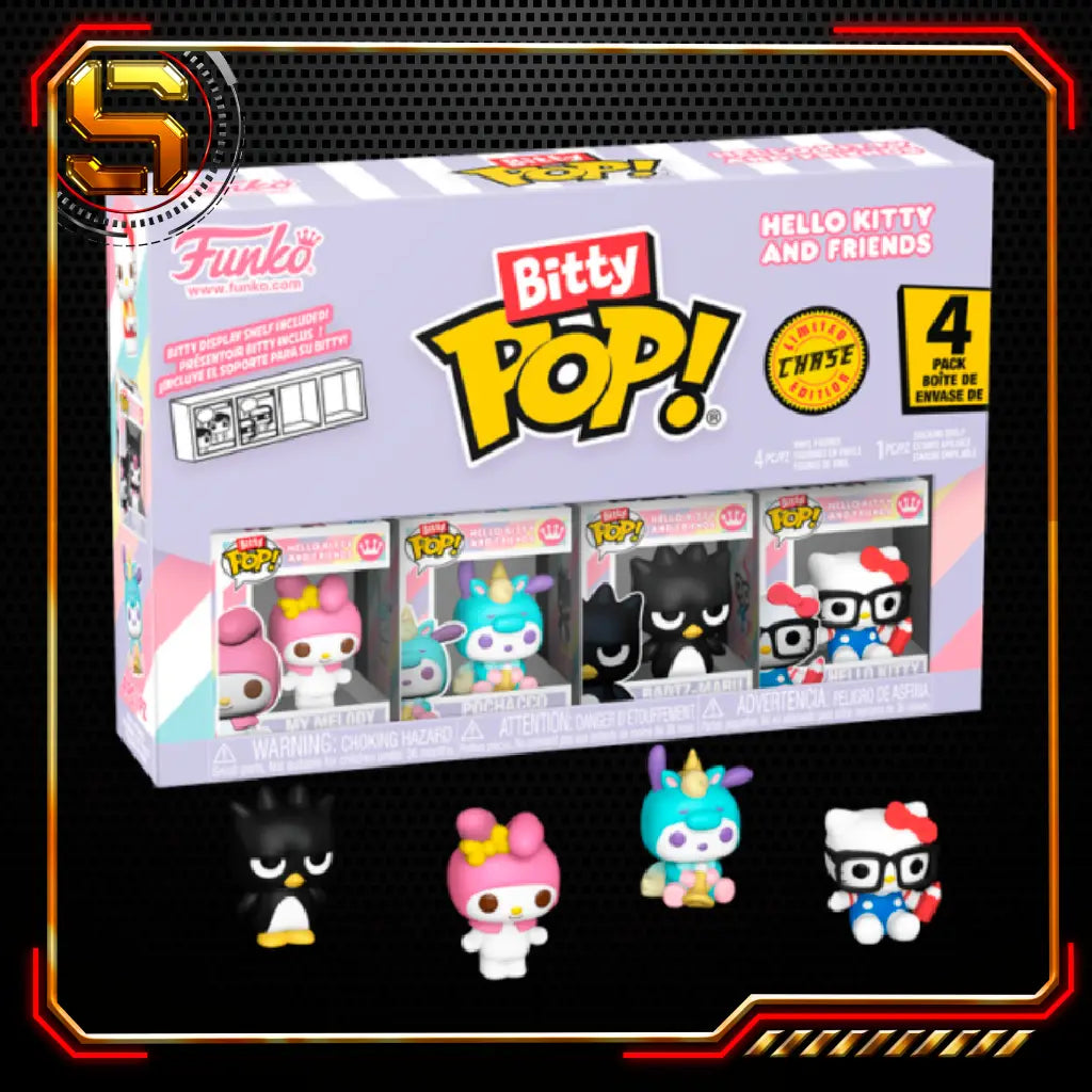FUNKO BITTY POP SANRIO HELLO KITTY MY MELODY 4 PK