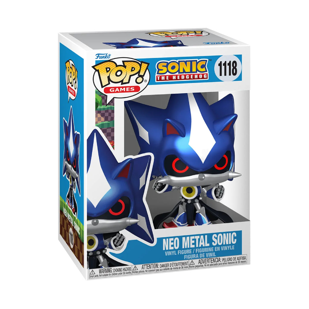 FUNKO POP GAMES SONIC THE HEDGEHOG NEO METAL SONIC 1118