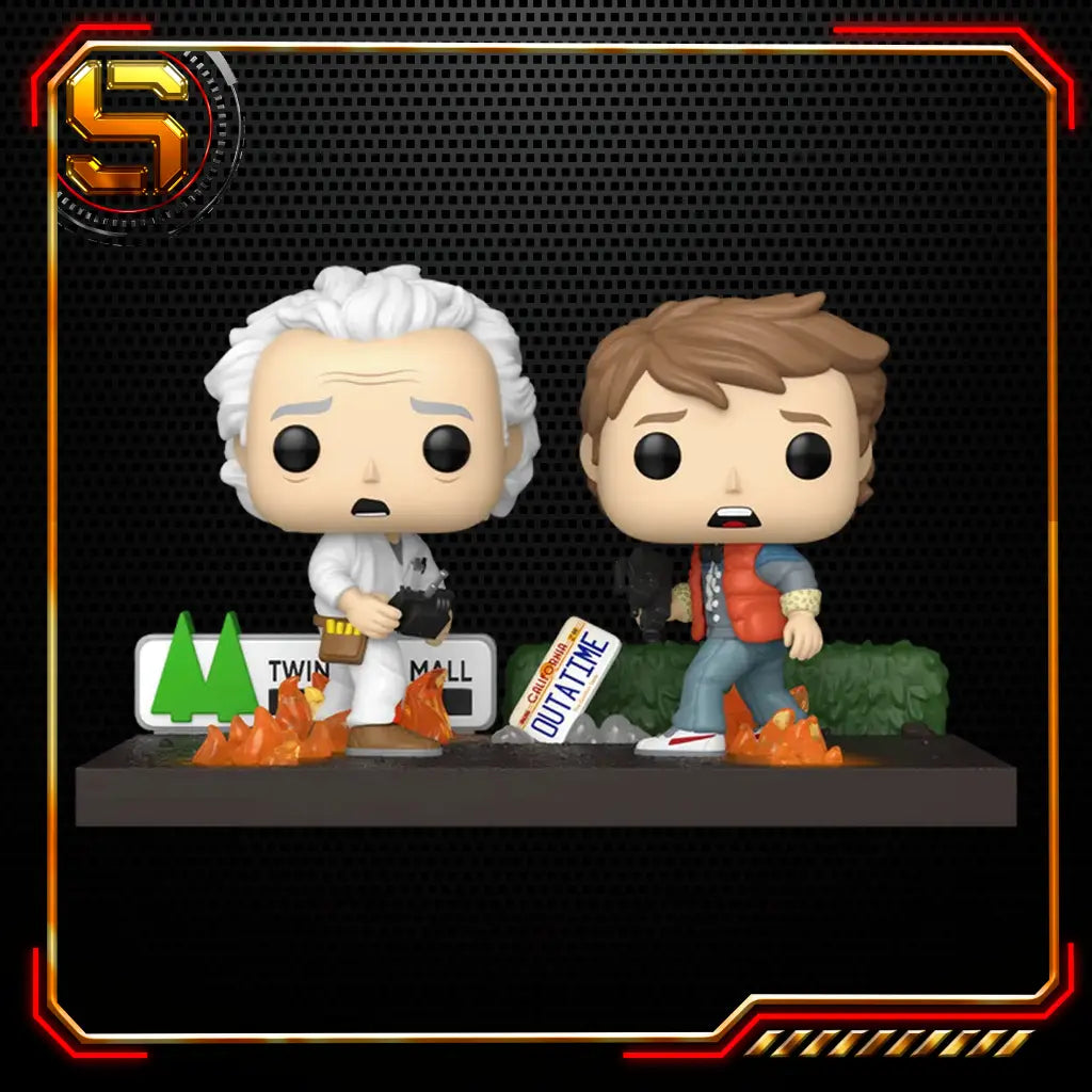 FUNKO POP MOMENT MOVIES BACK TO THE FUTURE DOC AND MARTY 1846