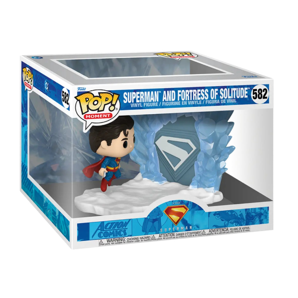FUNKO POP MOMENT DC STUDIOS SUPERMAN (2025) SUPERMAN AND FORTRESS OF SOLITUDE 582